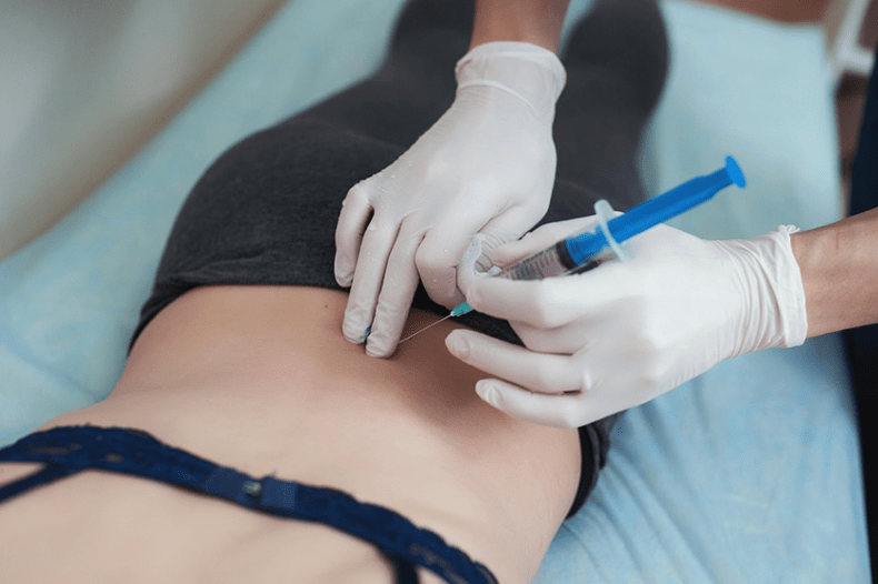 bloqueio na osteocondrose lombar